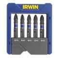 Irwin Impact Screwdriver Pocket Bit Set Of 5
