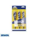 Irwin 6x Blue Groove Wood Drill Bit Set Of 3