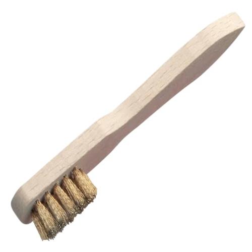 Lessmann Spark Plug Brush 2 Row Brass Wire