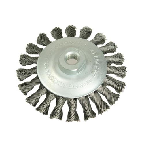 Lessmann Conical Knot Brush 115mm M14 Bore