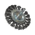 Lessmann Knotted Wheel Brush + Shank 75x8mm