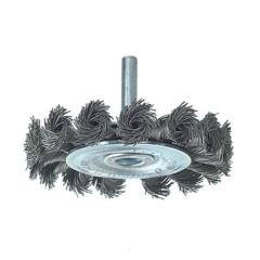 Lessmann Knotted Wheel Brush + Shank 75x8mm