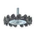 Lessmann Knotted Wheel Brush + Shank 75x8mm