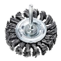 Lessmann Knotted Wheel Brush With Shank 75 X