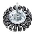 Lessmann Knotted Wheel Brush With Shank 75 X