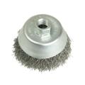 Lessmann Cup Brush 75mm M14x0.35 Steel Wire