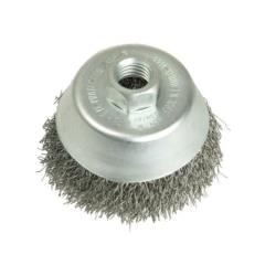 Lessmann Cup Brush 125mm M14x0.35 Steel Wire