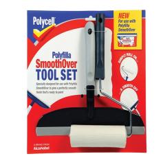 Polycell Smooth Over Tool Set Roller&spreader