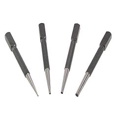 Priory 66sn4 Set Of 4 Nail Punches In Wallet