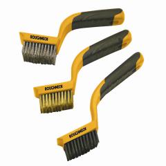 Roughneck Wide Brush Set Of 3 Soft Grip