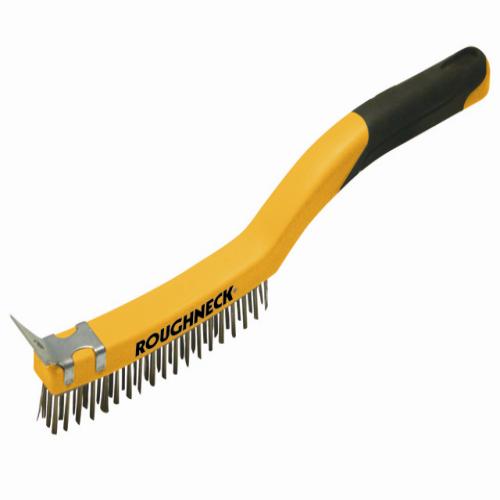 Roughneck Brass Wire Brush Soft-grip 355mm