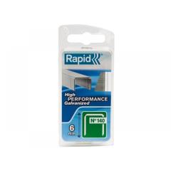 Rapid 140/6nb 6mm Galvanised Staples Narrow B