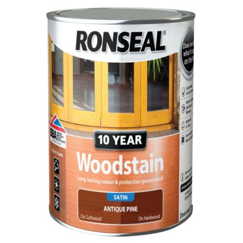 Ronseal 10 Year Woodstain Antique Pine 2.5 Li