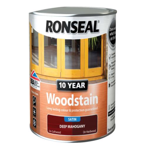 Ronseal 10 Year Woodstain Deep Mahogany 2.5 L