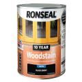 Ronseal 10 Year Woodstain Ebony 2.5 Litre