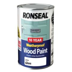 Ronseal 10 Year Weatherproof Wood Paint White