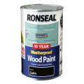 Ronseal 10 Year Weatherproof Wood Paint Black