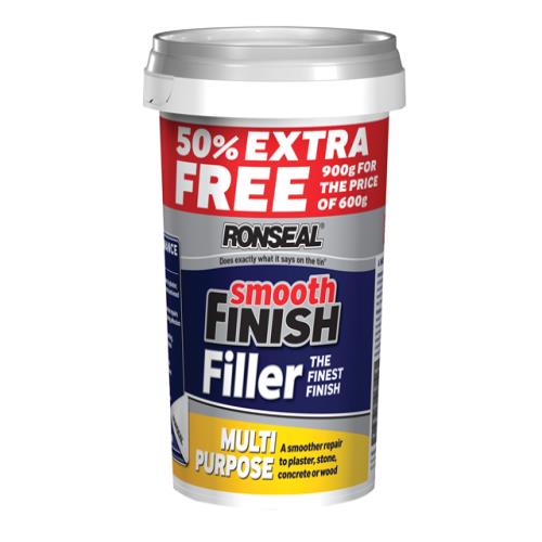 Ronseal Multi Purpose Wall Filler 600g +50%