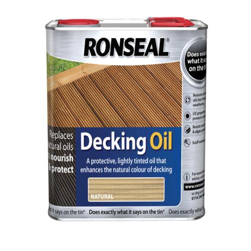 Ronseal Decking Oil Clear 2.5 Litre London Power Tools