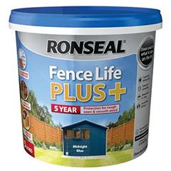 Ronseal Fence Life Plus+ Midnight Blue 5 Litr