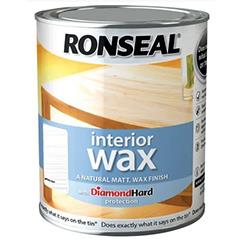 Ronseal Interior Wax White Ash 750ml