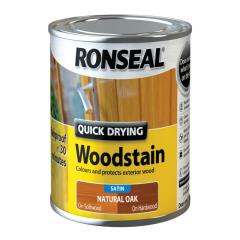 Ronseal Quick Drying Woodstain Satin Natural