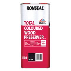 Ronseal Trade Total Wood Preserver Black 5 Li