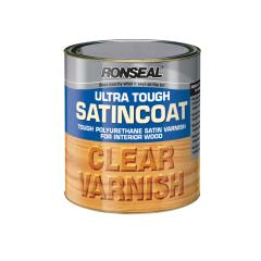 Ronseal Inside Clear Satincoat Varnish 250ml