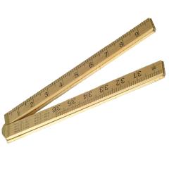 R.s.t. Wooden 4 Fold Rule 1m / 39in