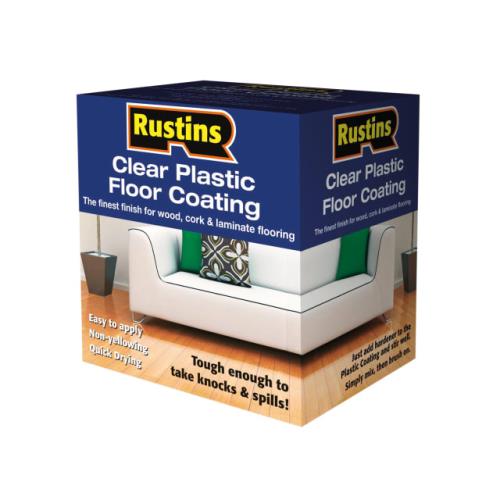 Rustins Plastic Floor Coating Kit Gloss 4l