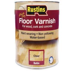 Rustins Quick Dry Floor Varnish Satin 2.5 Lit