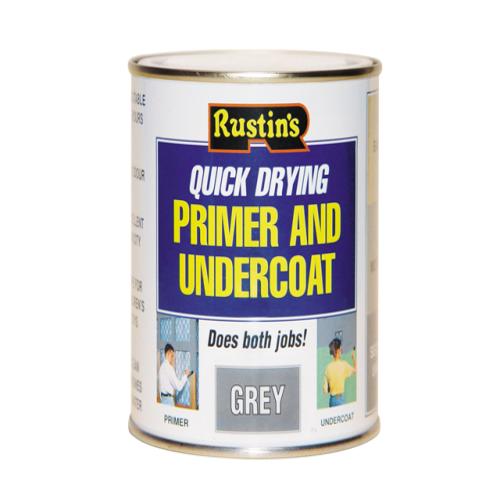 Rustins Quick Dry Primer&undercoat Grey 250ml