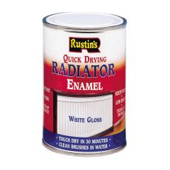 Rustins Radiator Enamel Gloss White 500ml
