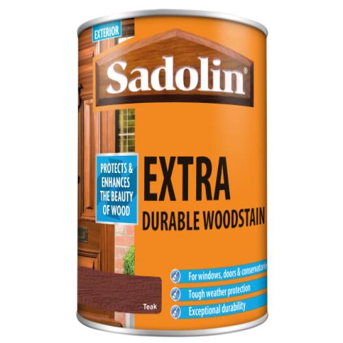 Sadolin Extra Durable Woodstain Teak 1 Litre