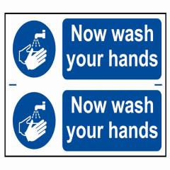 Scan Now Wash Your Hands - Pvc 300 X 200mm