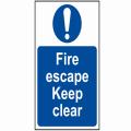Scan Fire Escape Keep Clear