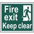 Scan Fire Exit Keep Clear