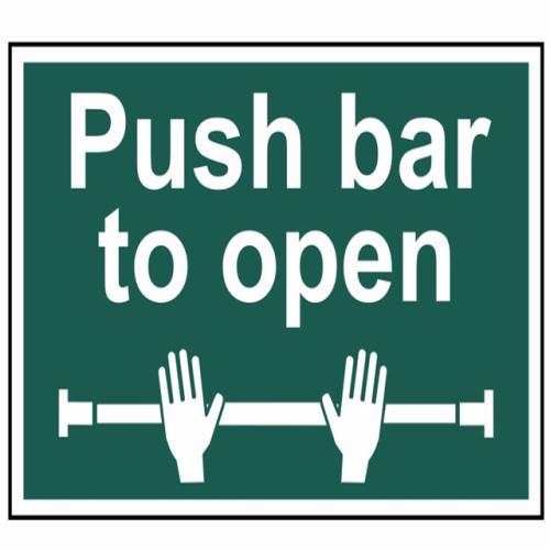 Scan Push Bar To Open