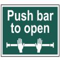 Scan Push Bar To Open