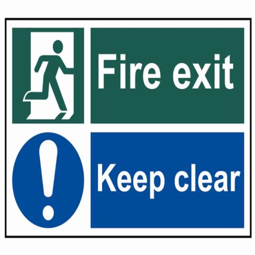 Scan Fire Exit Keep Clear
