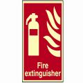 Scan Fire Extinguisher Photoluminescent