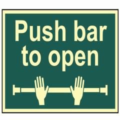 Scan Push Bar To Open