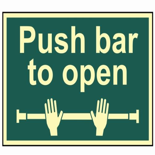 Scan Push Bar To Open