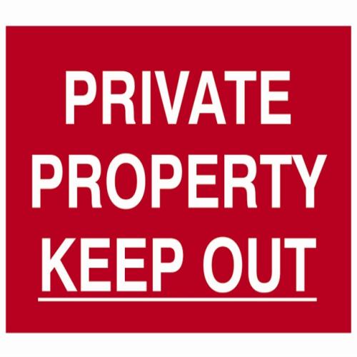 Scan Private Property Keep Out