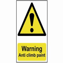 Scan Warning Anti Climb Paint