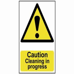 Scan Caution Cleaning In Progress