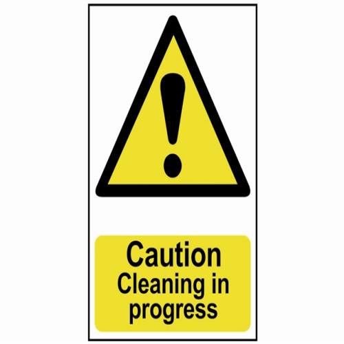 Scan Caution Cleaning In Progress