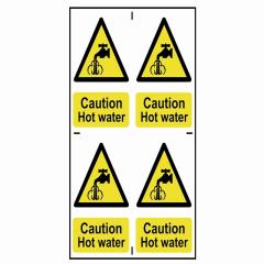 Scan Caution Hot Water