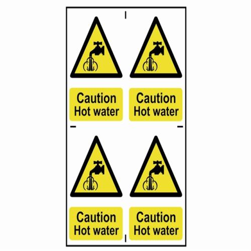 Scan Caution Hot Water