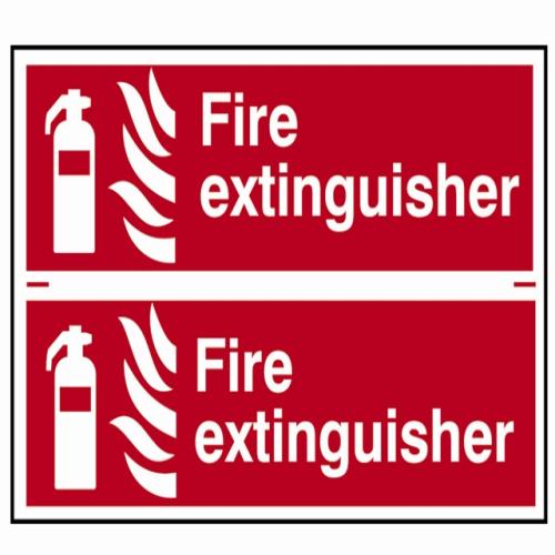 Scan Fire Extinguisher - Pvc 300 X 200mm